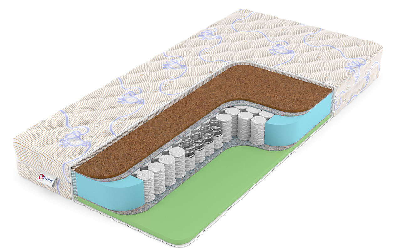 детский матрас Denwir Baby Spring Hard Foam 13 1 Denwir Baby Spring Hard Foam 13